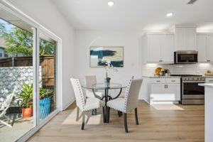 Seamless flow from indoors to out