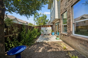 Bird haven backyard