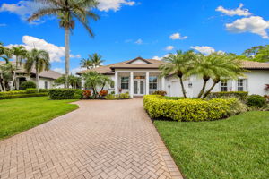 Front Exterior/Oversized Driveway