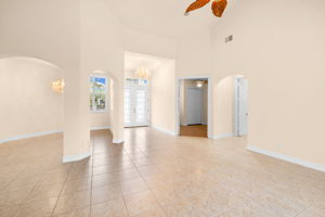 Entrance Formal Dining and Bedroom/Den