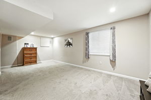 Basement Bedroom with Egress Windows
