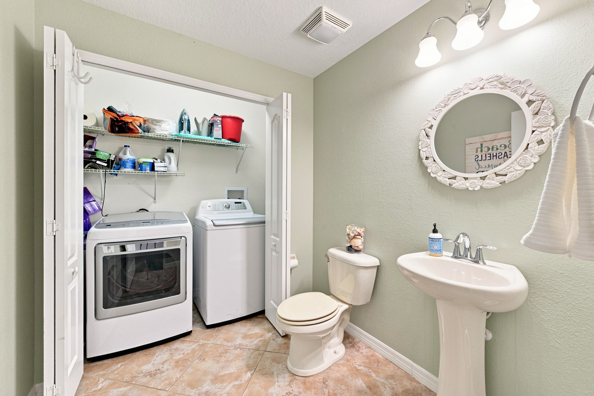 Powder Room and Laundry