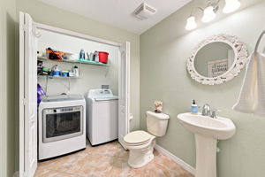 Powder Room and Laundry