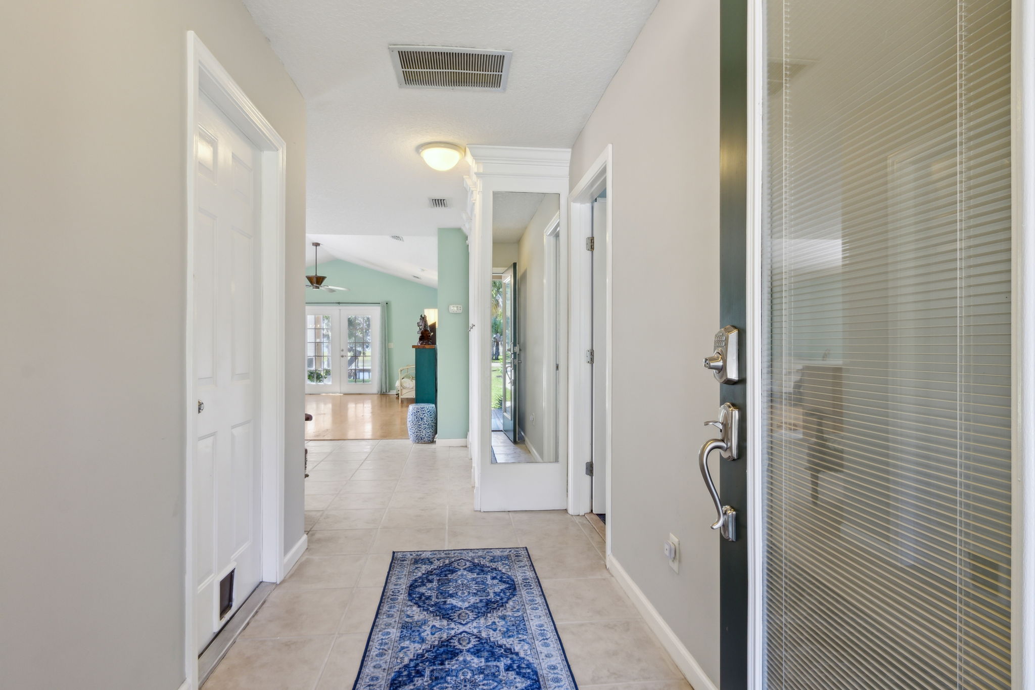 Entrance to the home