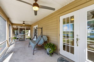 Two Sets of French Doors