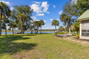 Waterfront View from the side yard
