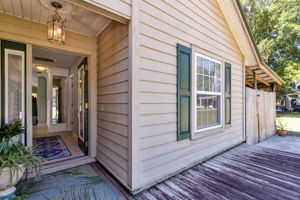 Front Entrance and Deck with a Gorgeous View