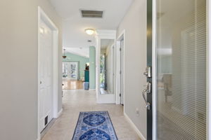 Entrance to the home