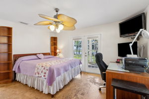 French Door Access to Screen Porch and Waterfront