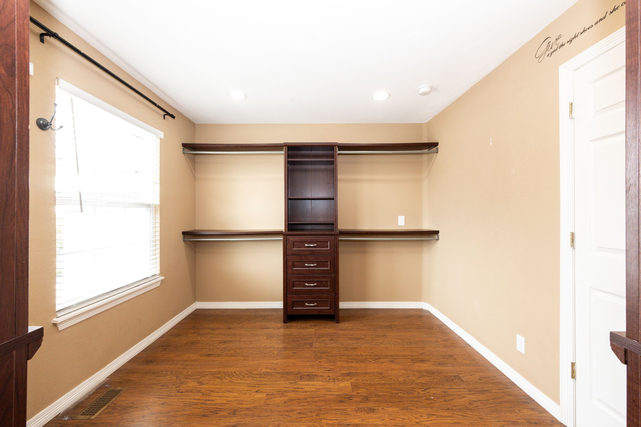 Primary bedroom closet