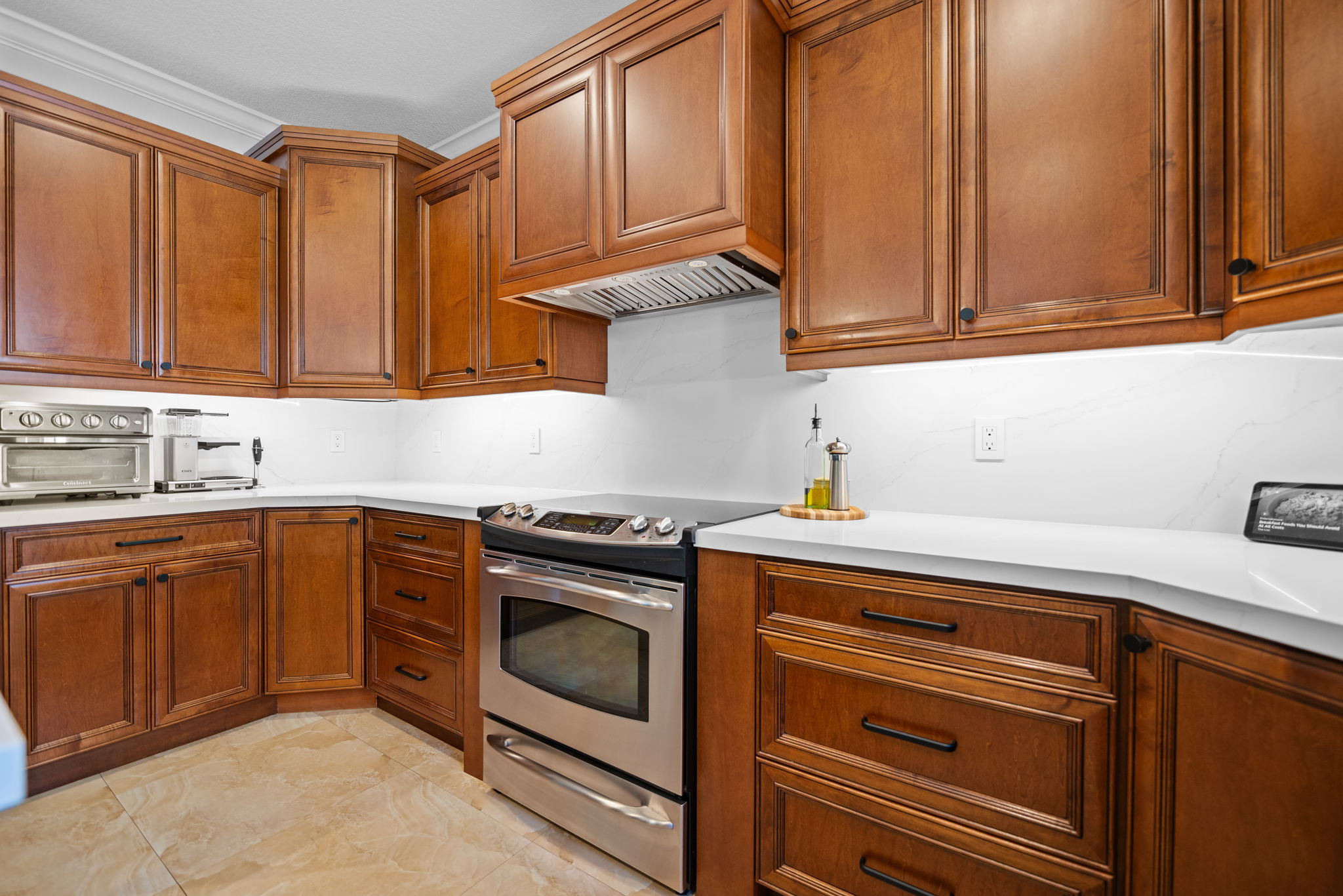 This upgraded kitchen is a joy to cook in