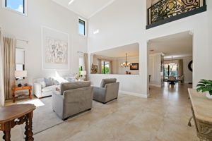 Grand 2-story Foyer & Formal Living Room