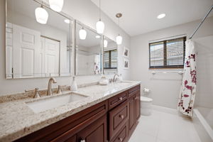 The other guest bathroom upstairs