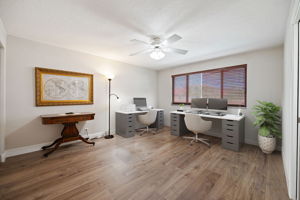 The other Jack-n-Jill bedroom currently used as an office