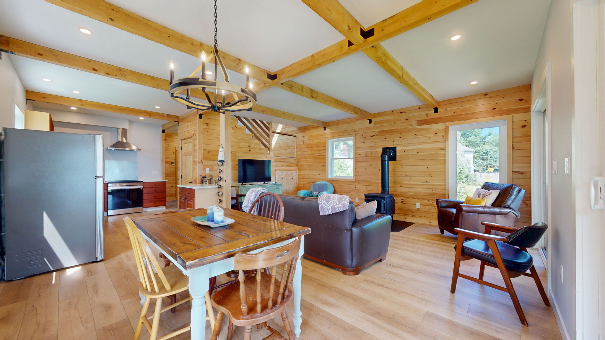 Living and dining rooms