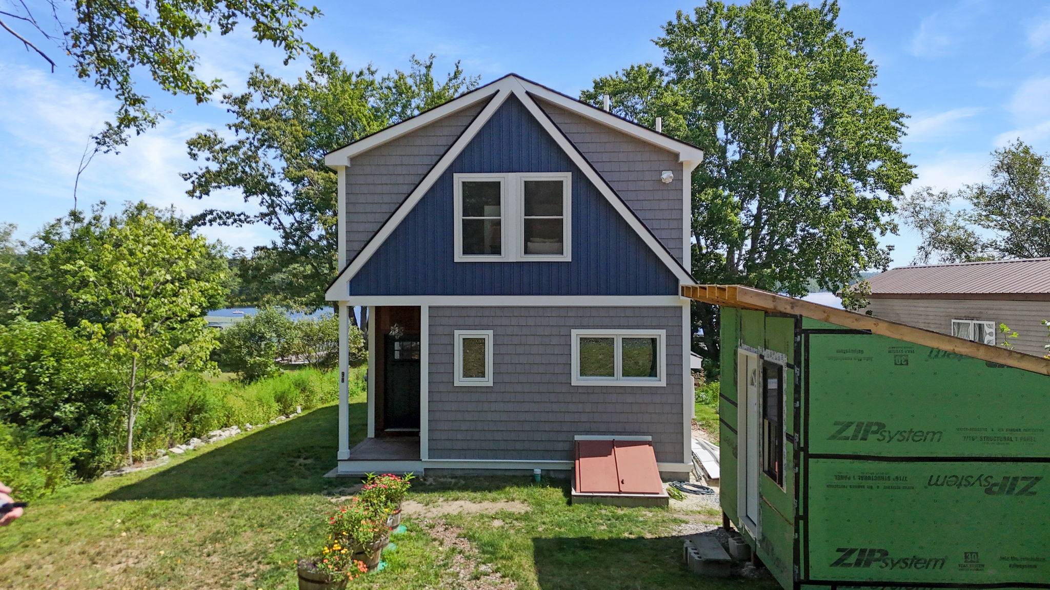 Front and shed