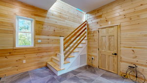 Entry area with staircase
