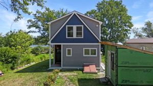 Front and shed