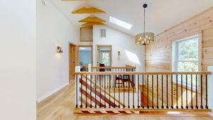 Tongue and groove pine accents