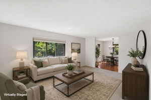 Living Room Open to Dining Room