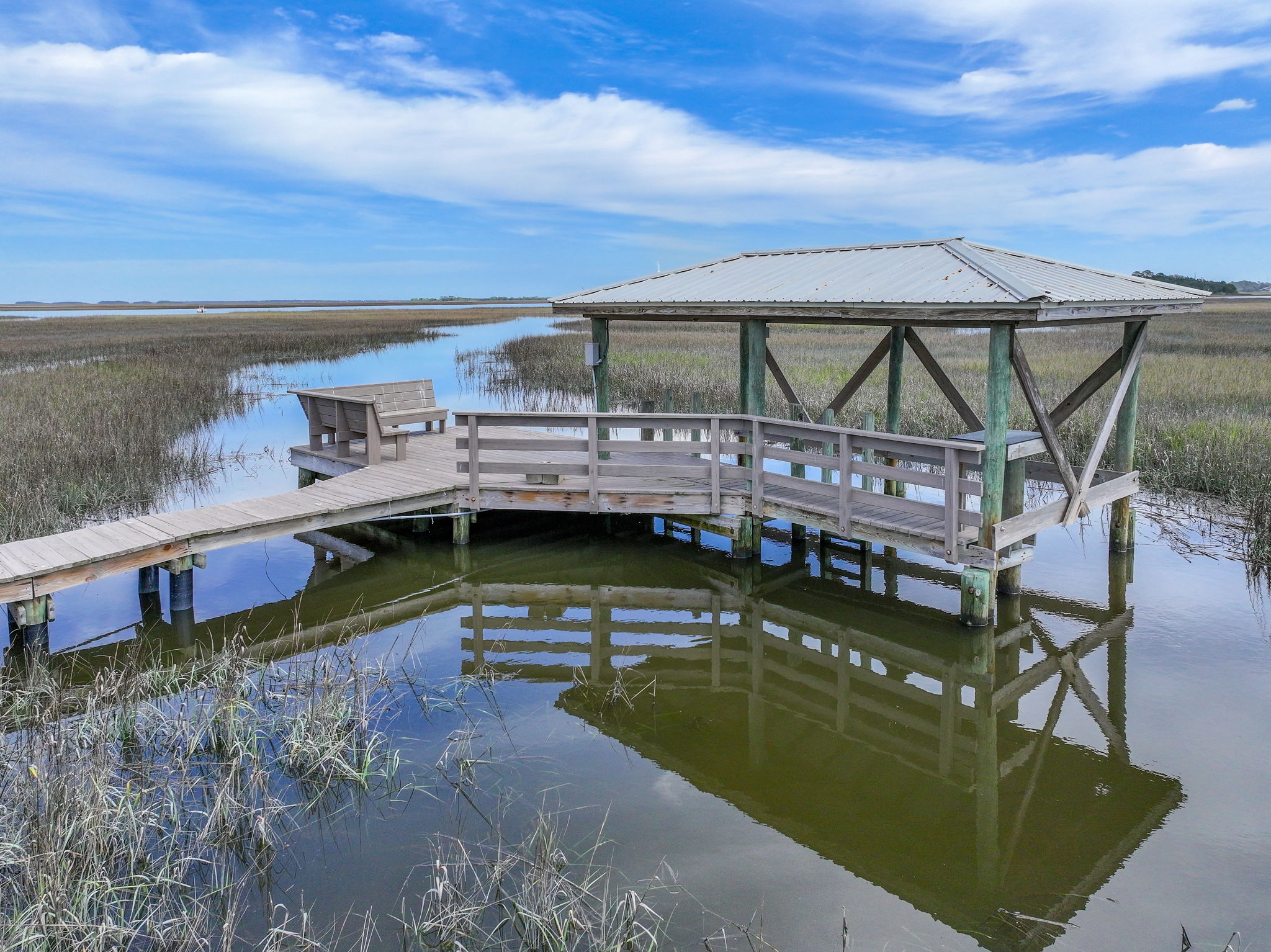 Dock with Tidal Access to Deep Water