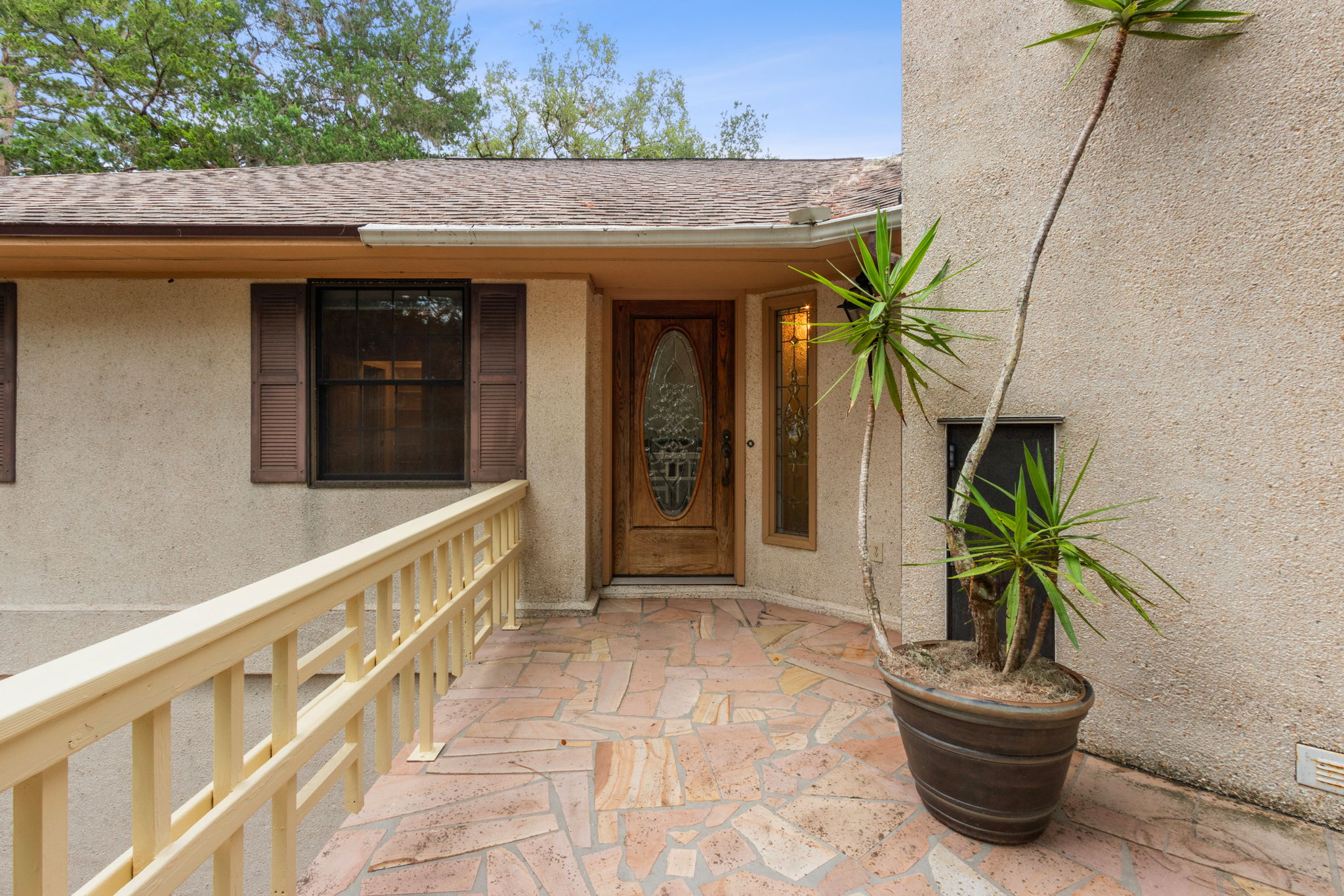 Front Entry with the extra special Tennessee Crab Orchard Stone flooring