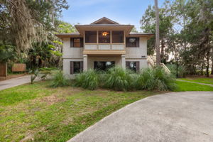 Front of Home with additional parking on the side