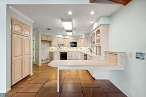 Kitchen with pantry