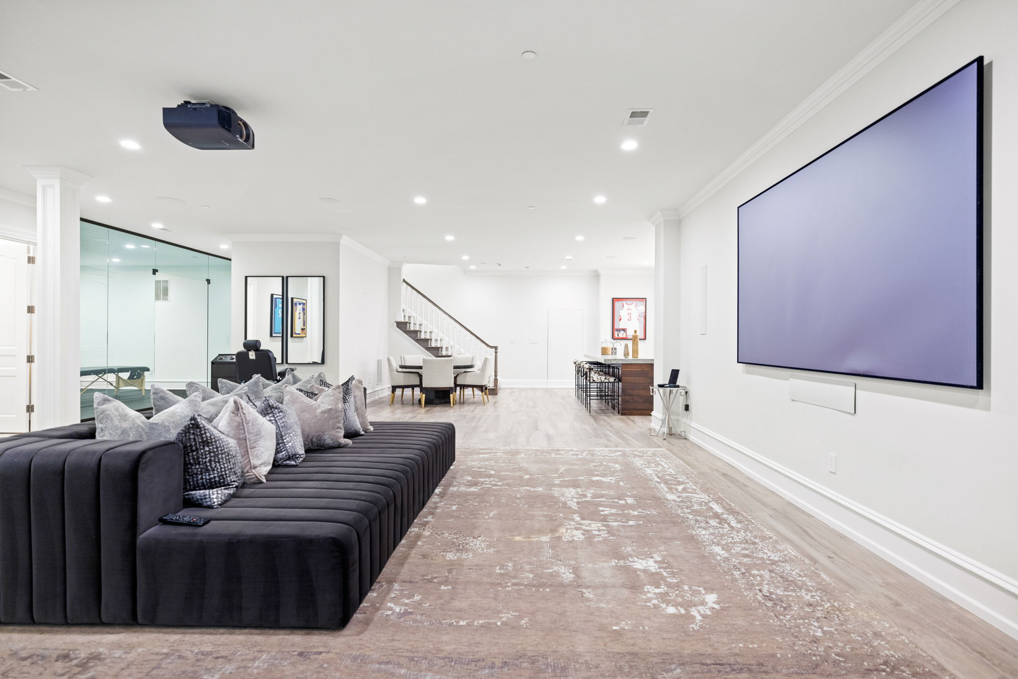 Expansive Recreation Room