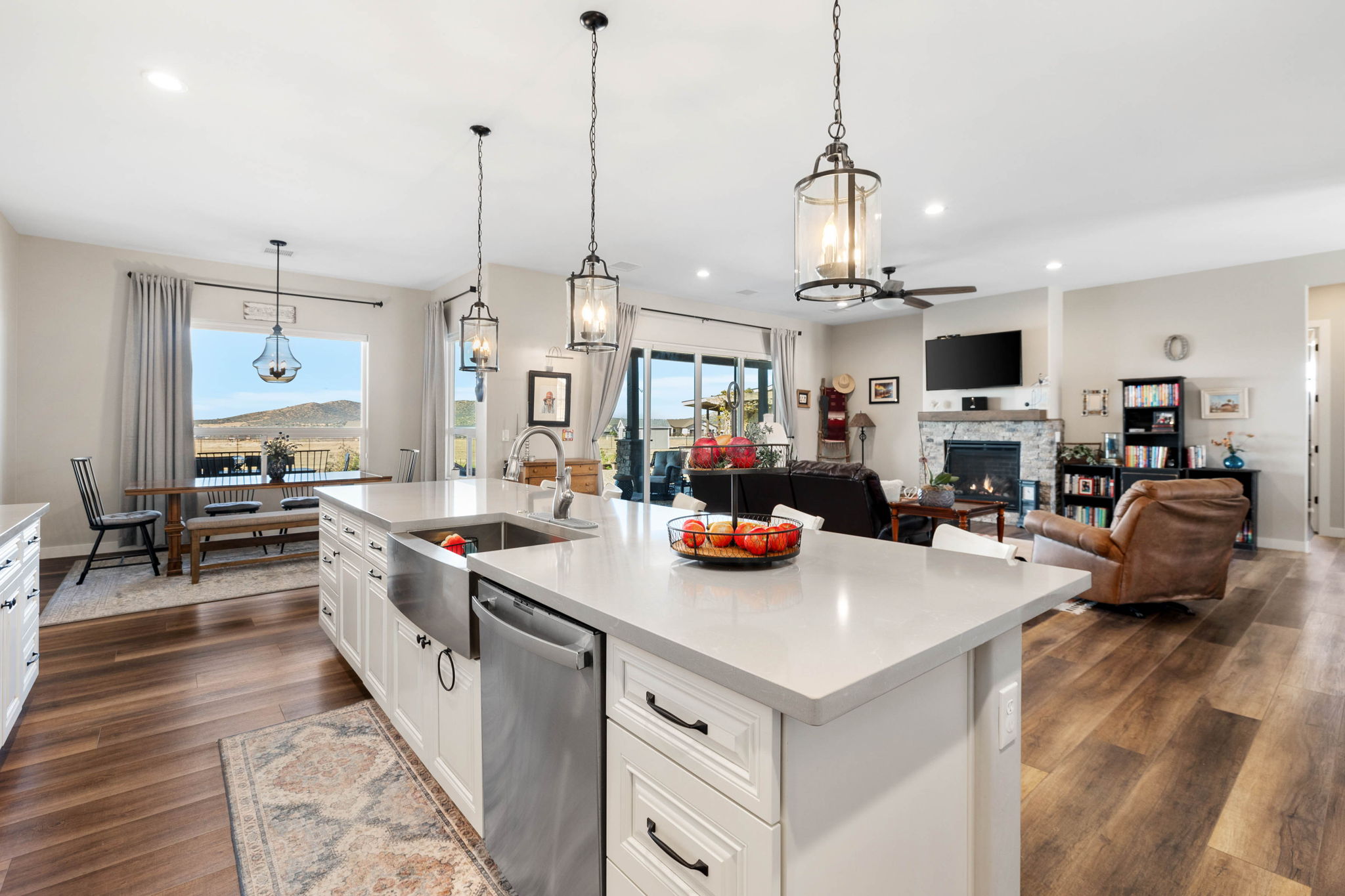 Kitchen To Dining Room