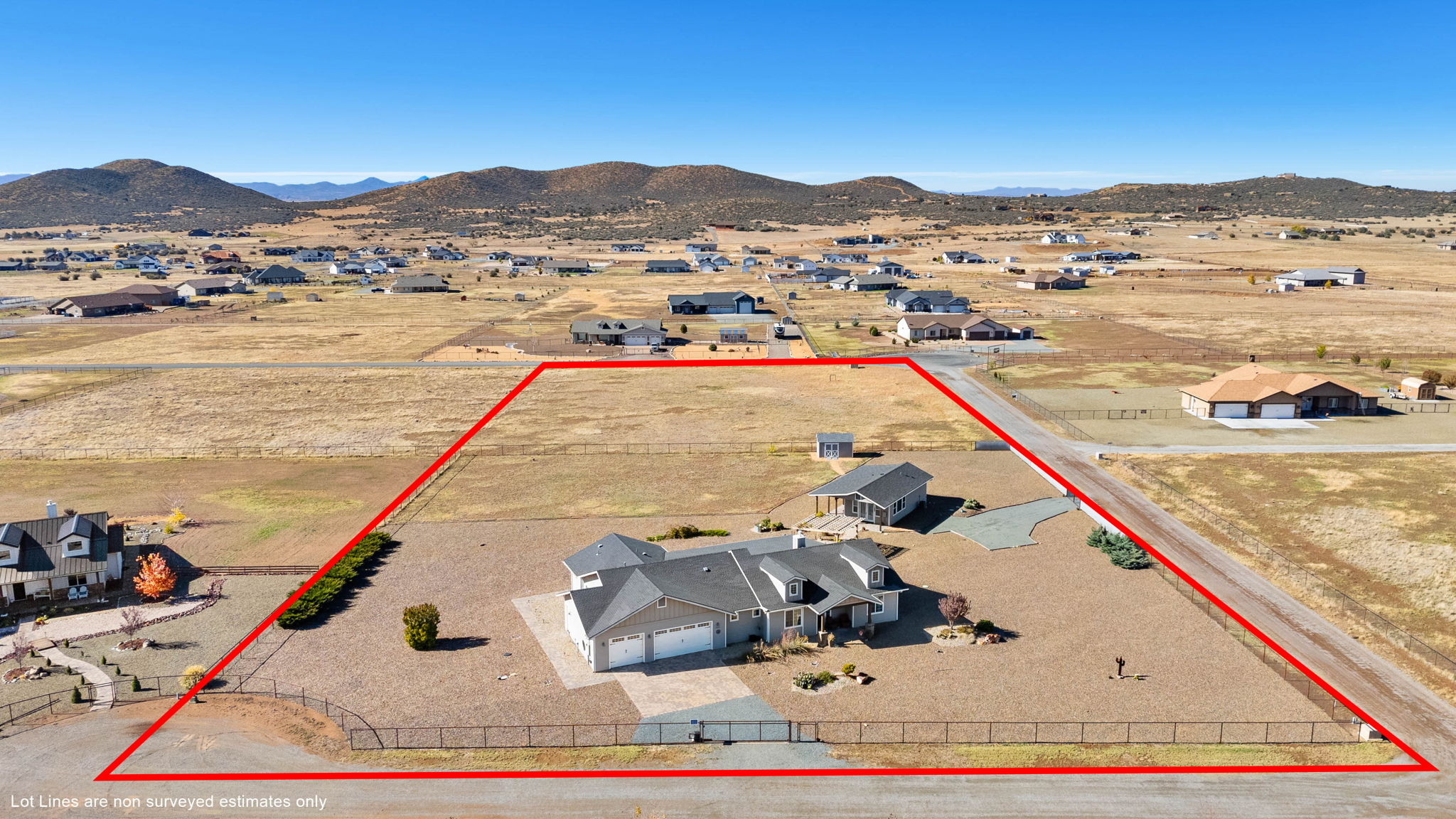 Aerial Front (1) Lot Lines