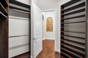 First Floor Primary Bedroom Walk-in Closet2b