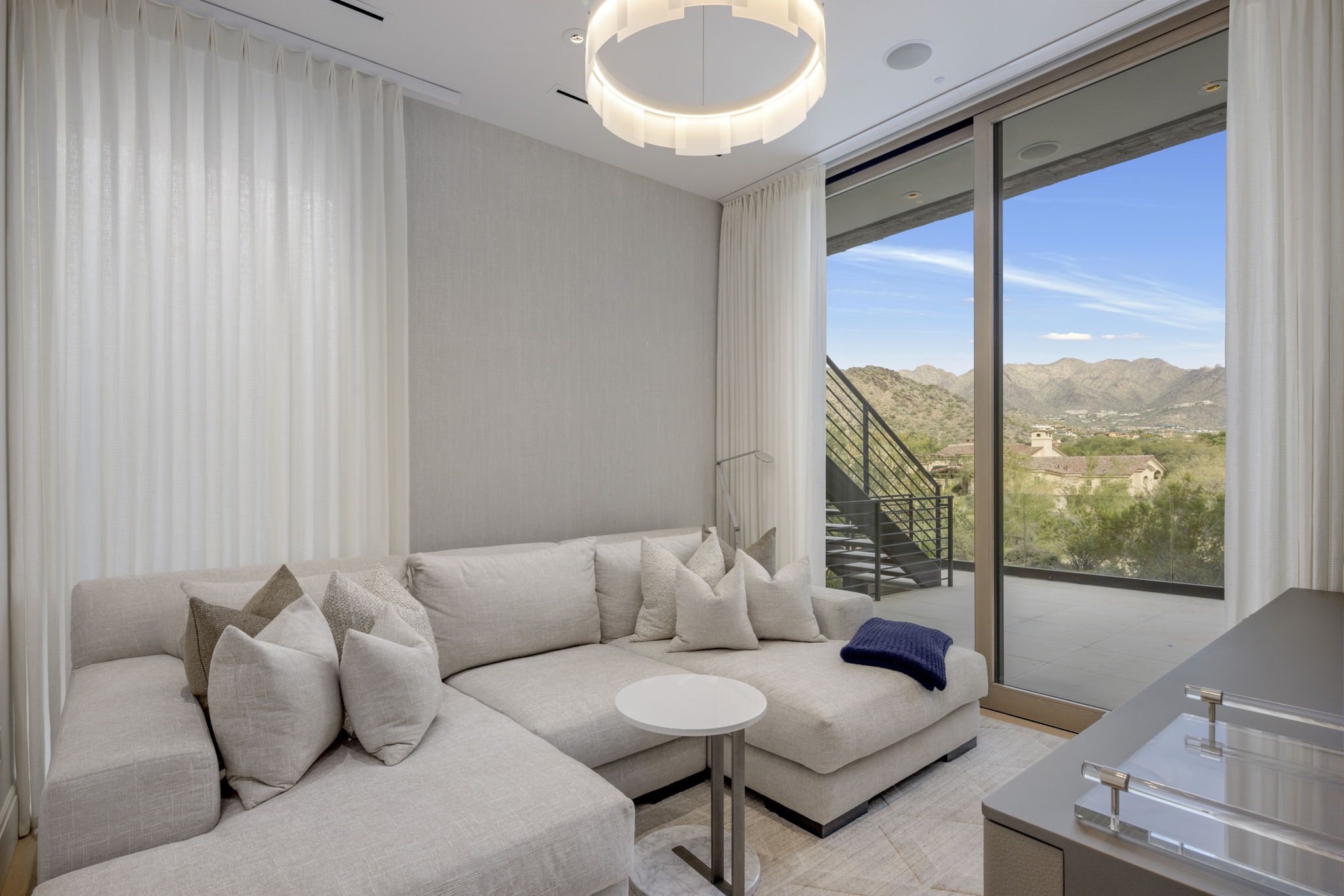 Primary Sitting Room with patio access