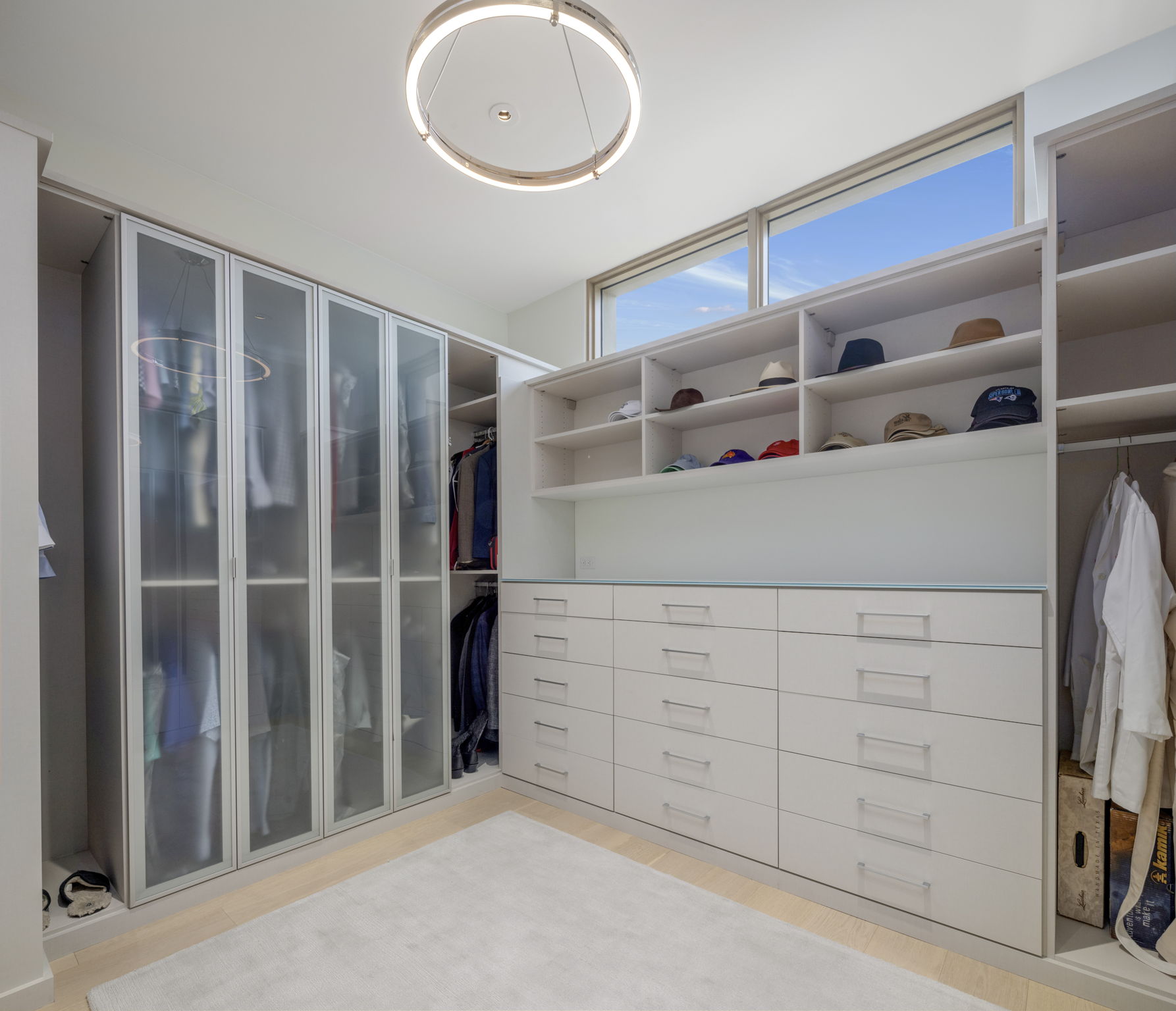 Expansive Closet His and Hers