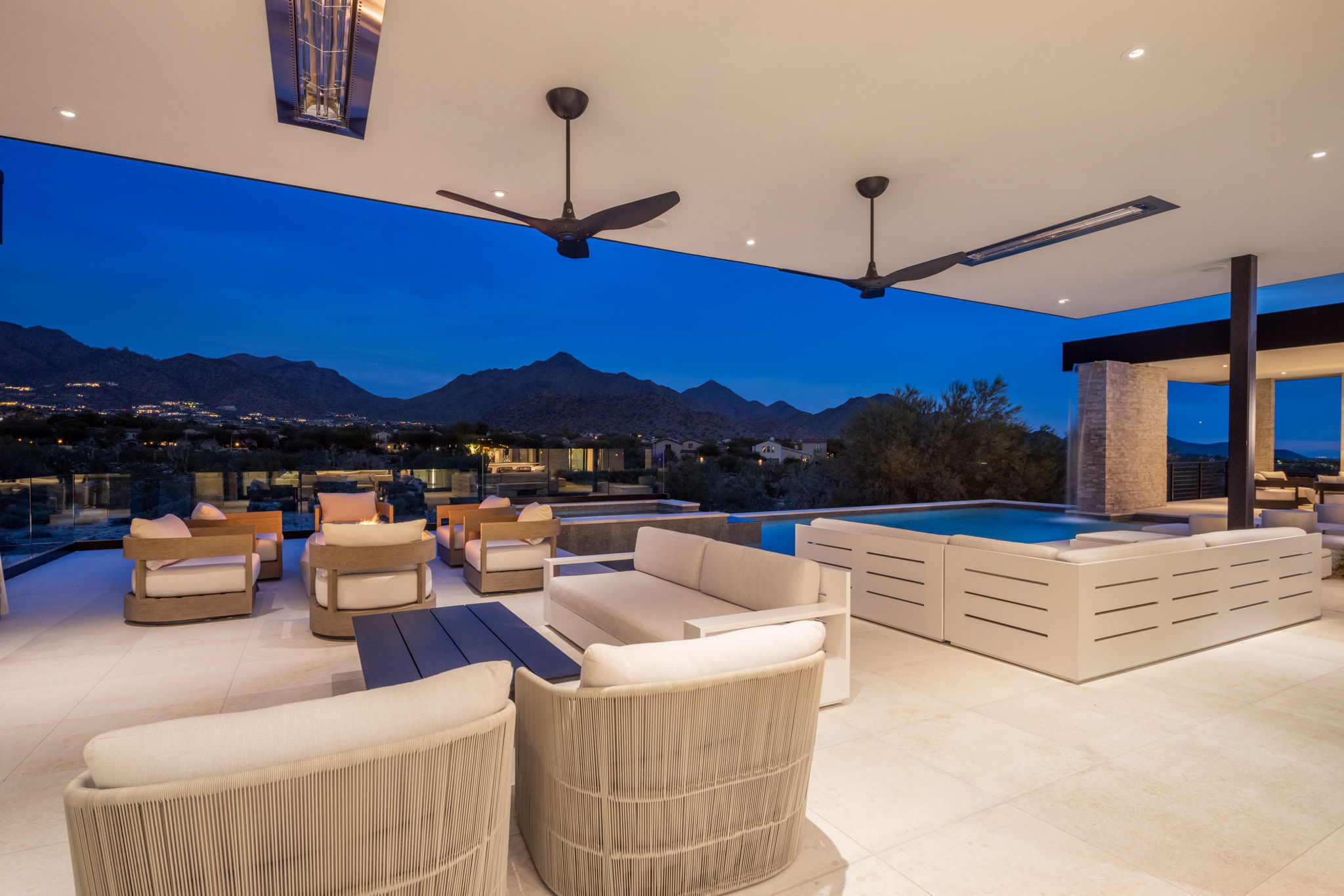 Evening views of Silverleaf