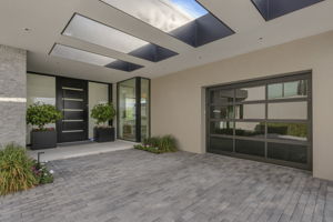 Aerial view of the front