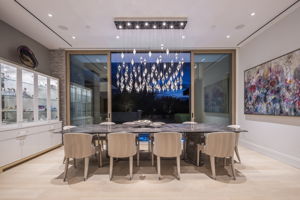 Dramatic Dining Room