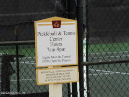 Pickleball & Tennis Court Sign