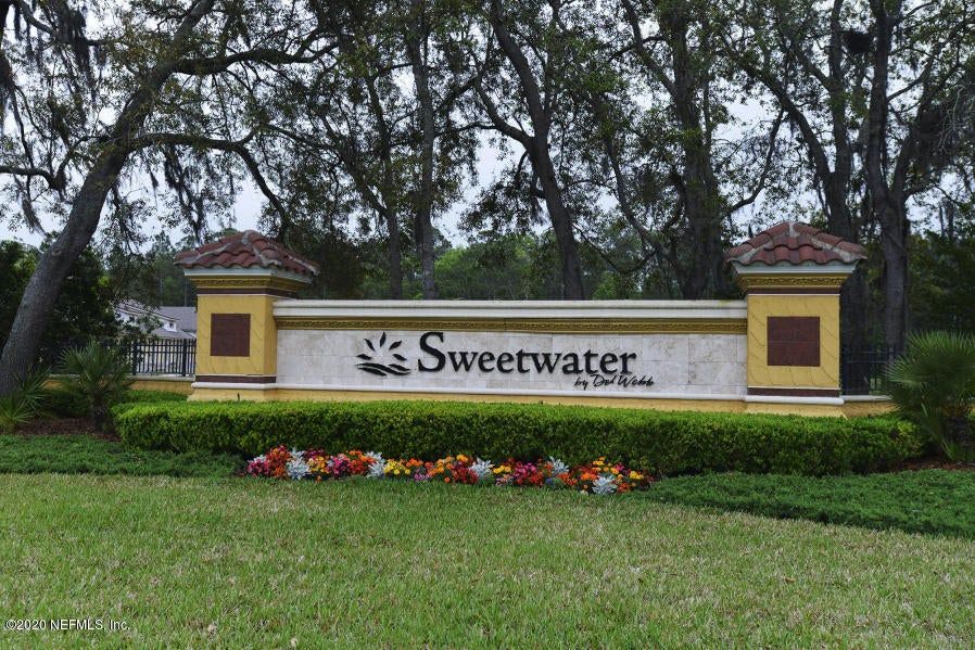 Sweetwater Entrance Sign with Flowers