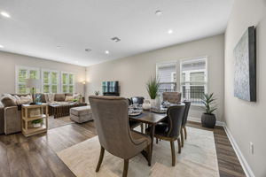 Dining Room Opens to Great Room