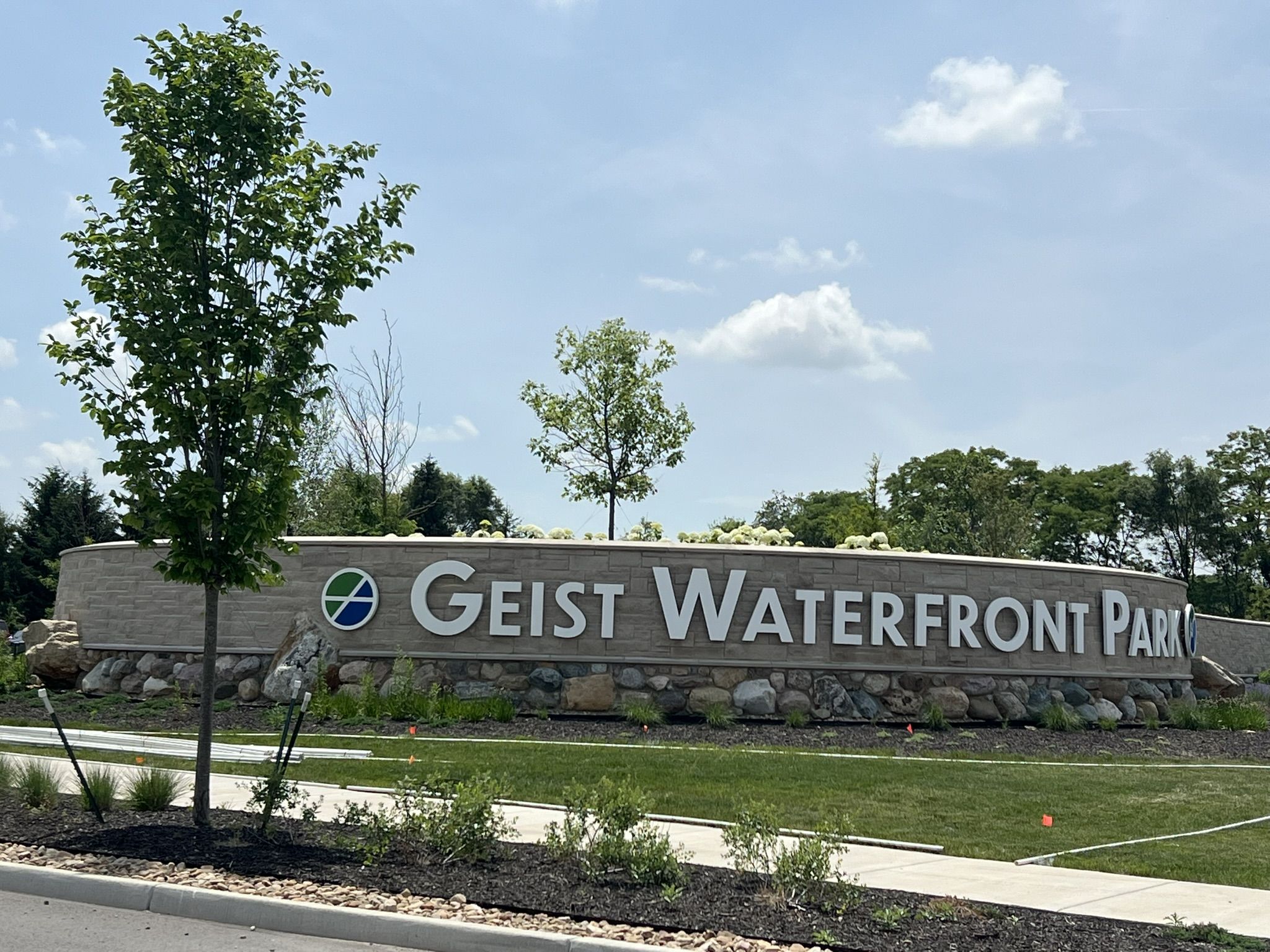 Geist Waterfront Park only moments away with walking trails