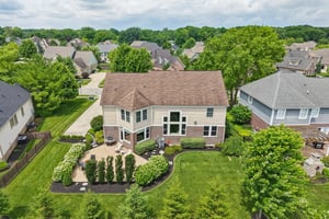 Aerial view from the back