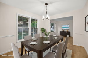 Dining Room open to Formal Living Room