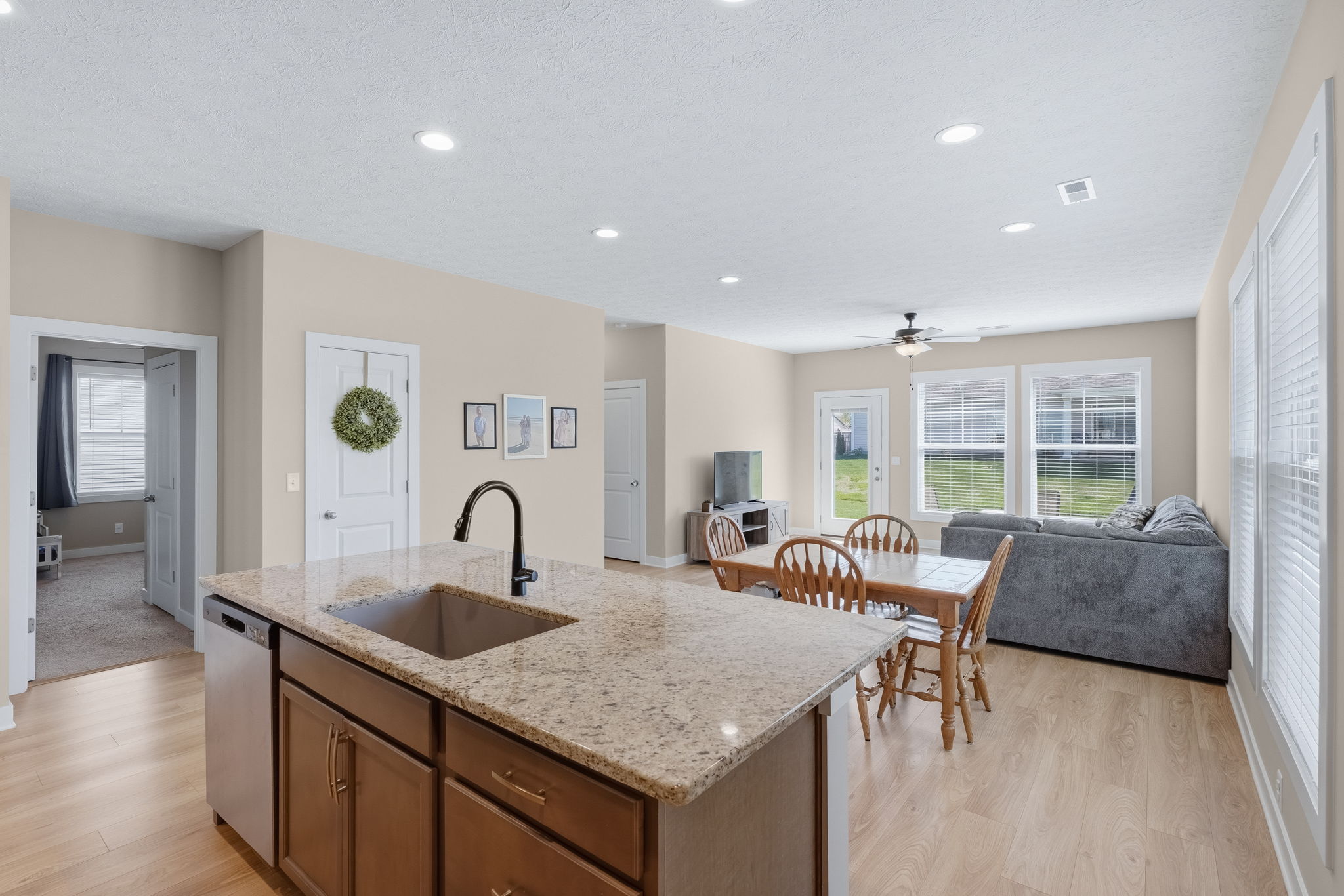 Conveniently located dishwasher