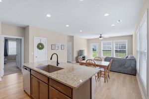 Conveniently located dishwasher