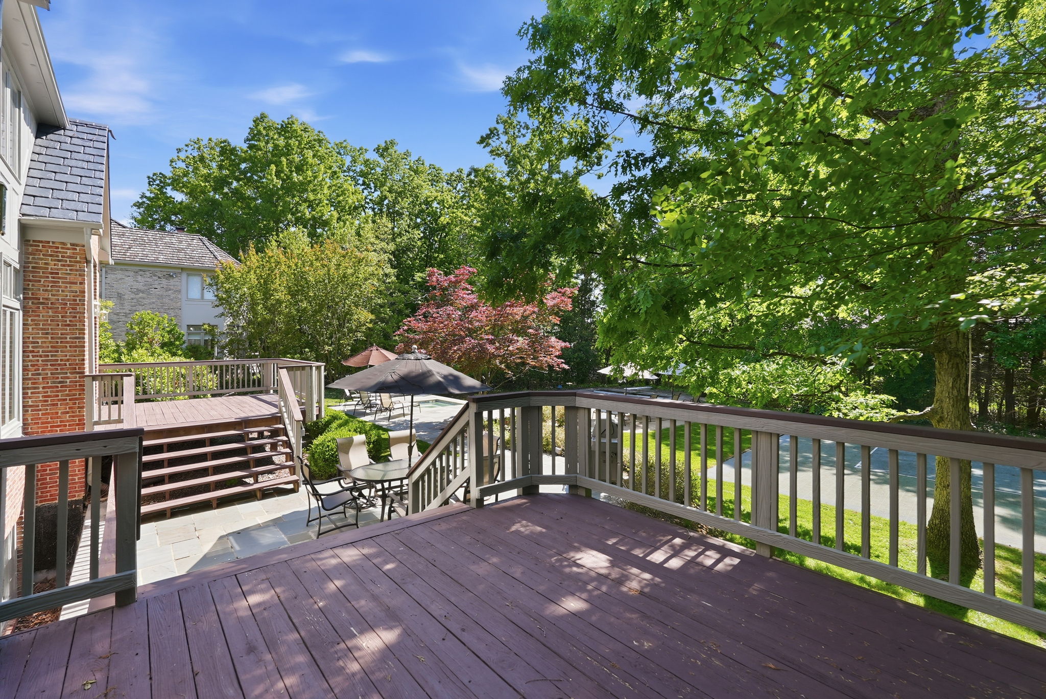 Rear Patio Leading to Pool Area