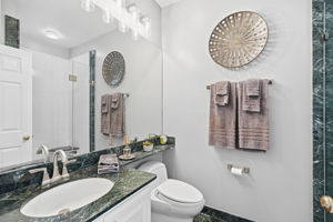 Main Level Full Bath with Shower