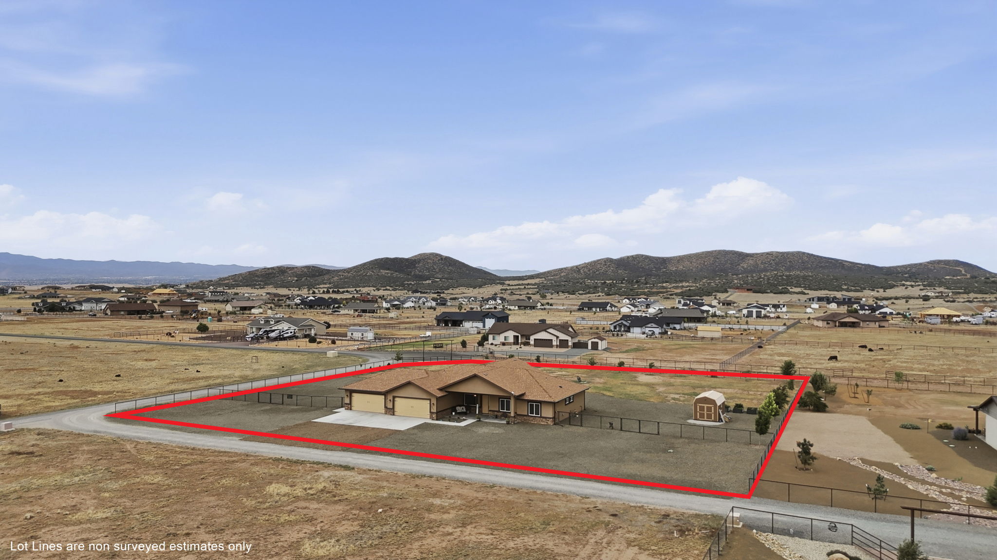 Aerial Front 3 Lot Lines