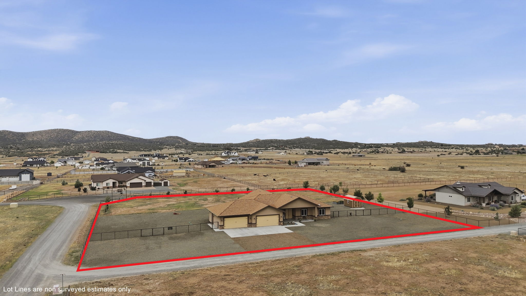 Aerial Front Lot Lines