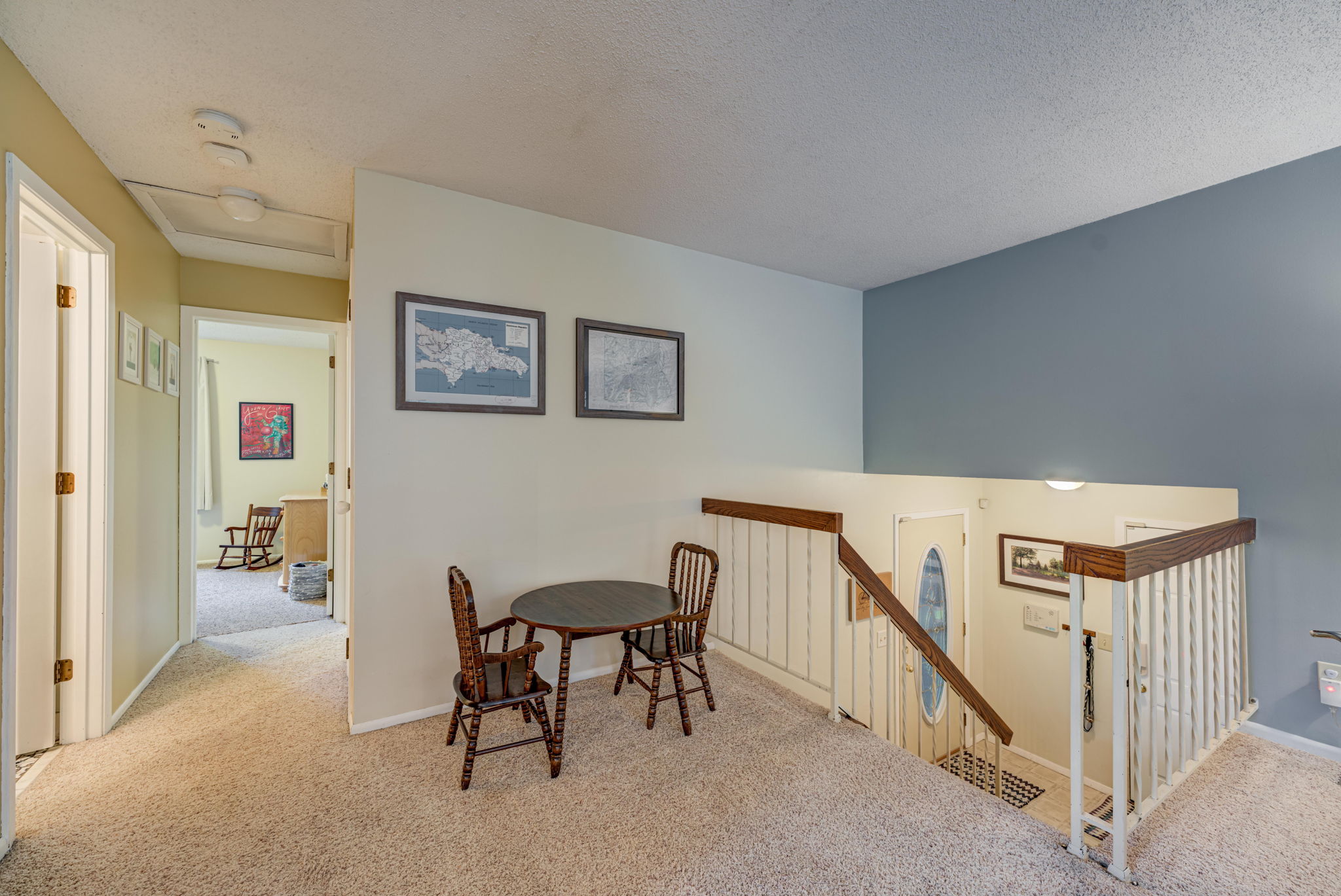 Upstairs